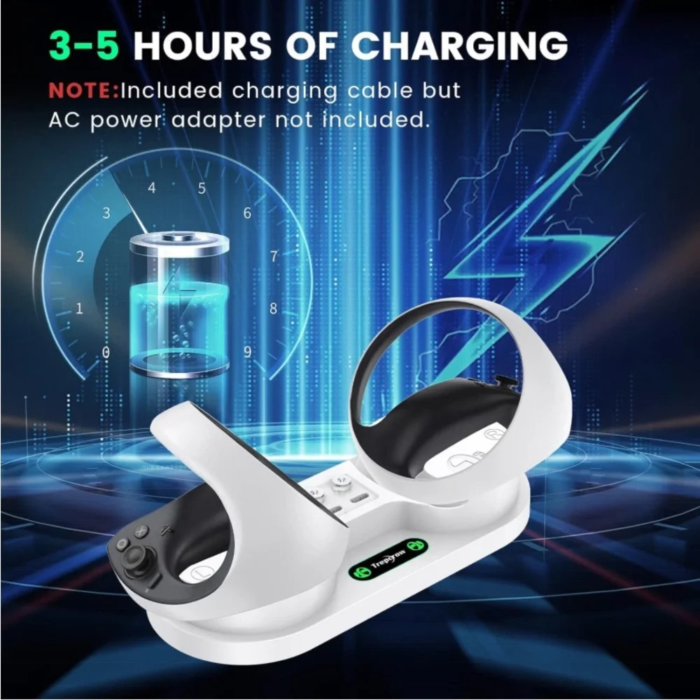 New Charging Station for Playstation VR2 Sense Controller - Charging Dock